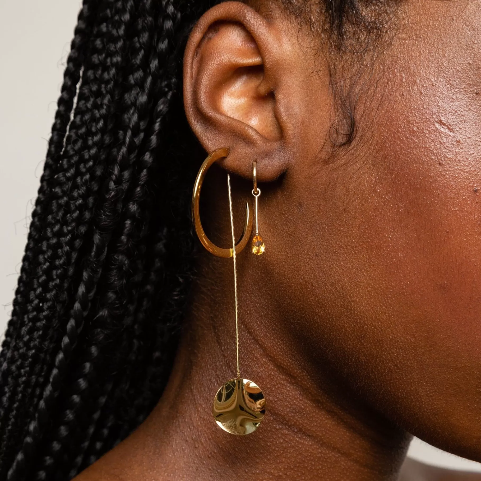 Anissa Kermiche Des Boucles D'Oreilles>Boucle D'Oreille Ligne Circulaire